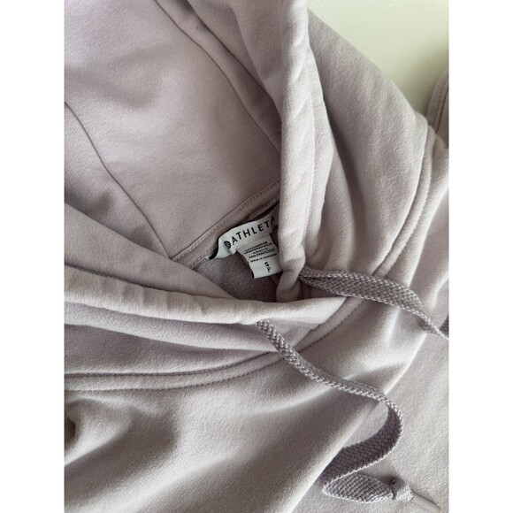 Athleta Retroplush Hoodie Pale Pink Purple Women’s Size Small Athletic - Picture 2 of 6